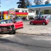 Carambola vehicular deja al menos dos heridos en la carretera Morelia-Recinto Ferial