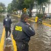 Despliega Gobierno de Morelia brigadas para atender incidencias por fuerte lluvia de este domingo