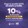 Continúa descuento del 10 % por pago Predial