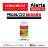 Alerta SSM riesgos a la salud, por consumo del producto “Coradeluz”