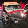 Se accidenta otra combi Ruta Roja 4, ahora en la Morelia-Salamanca